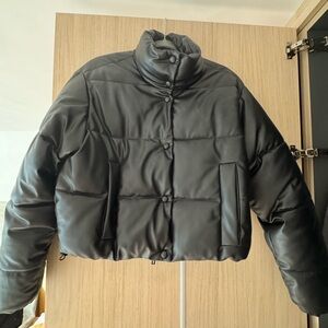 Zara Black Puffer Jacket